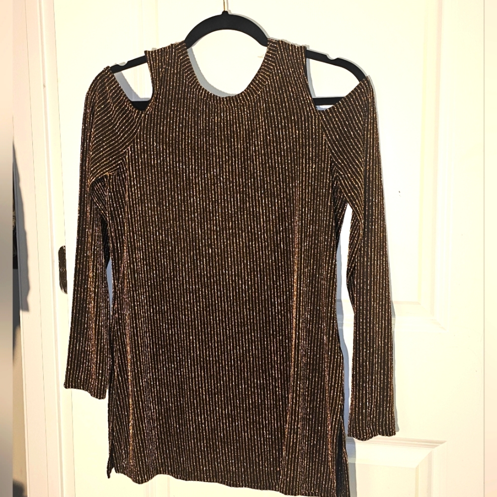 Glitter Jacquard t shirt short dress